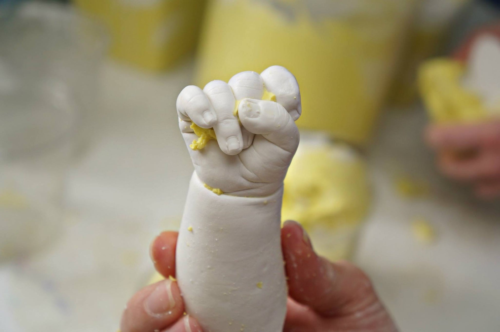 3D Baby Abformset Hand & Fuss (Doppelpack) | Handabdruck | Fussabdruck | Gips Abdruck | 0-6 Monate - Mommy & Baby - Mommy & Baby