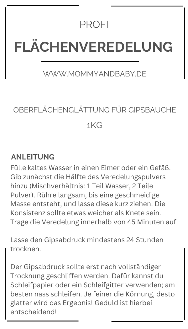 Anleitung Flächenveredelung 