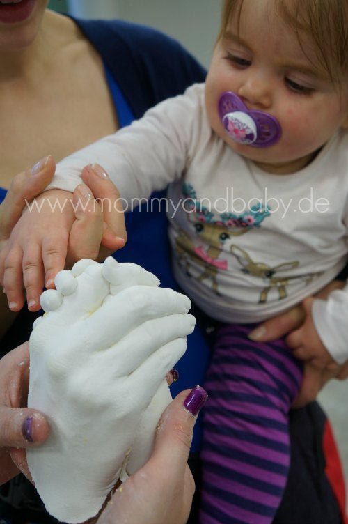 3D - AbdruckSet für Eltern & Kind - Alles in einem! - Mommy & Baby