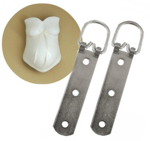 Gipsabdruck Aufhängung // Basic Halter 2 Stk. - Mommy & Baby