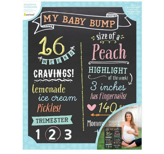 Meilensteintafel / Chalkboard von Pearhead für Schwangerschaftsfotos / ABVERKAUF! - Mommy & Baby