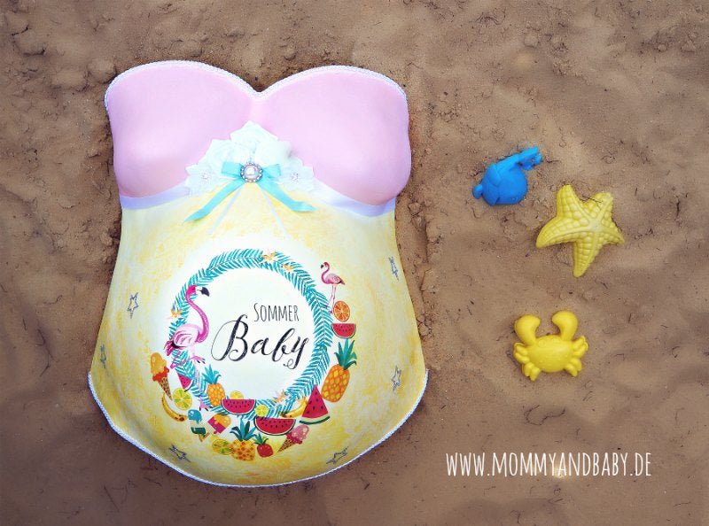 Motivfolie "Flamingo SOMMER BABY" - Absolutes Trenddesign 2018! - Mommy & Baby