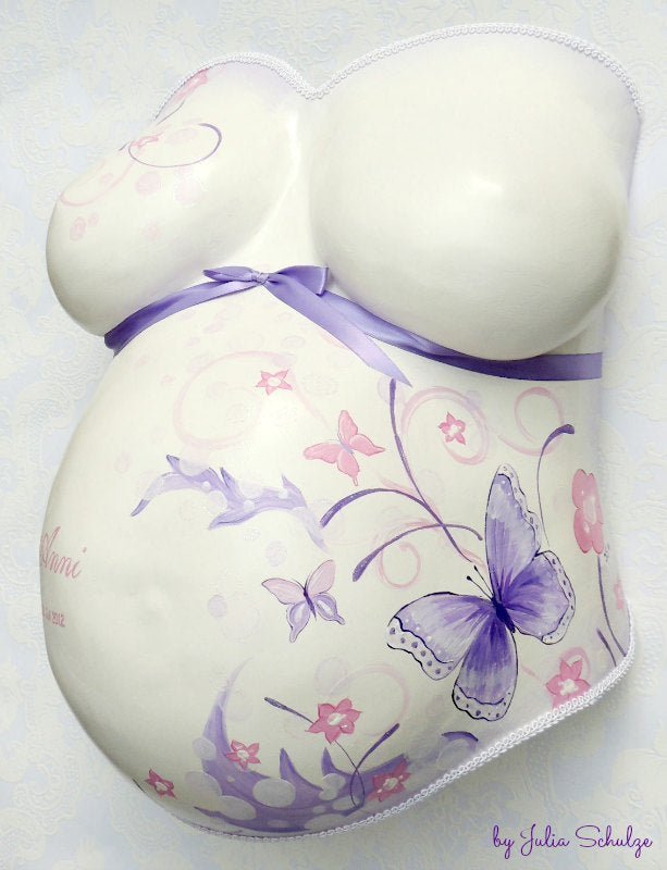 Motivfolie "Ornament Schmetterling" - dunkelblau - Mommy & Baby